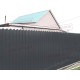 Профнастил фигурный C8 - 0,45 ПЭ RAL 7024 мокрый асфальт.