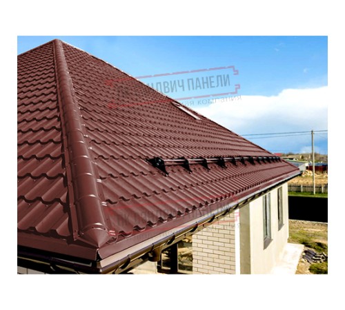 Планка конька круглого R110х2000 PURETAN-RR29-0.5