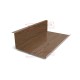 Планка примыкания нижняя 250х122х2000 ECOSTEEL-МореныйДуб-0.5