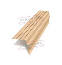 Планка торцевая 90х115х2000 ECOSTEEL-Клен-0.5