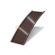 Продольно гнутый фальц гладкий 0,5 RAL 8017 Velur20
