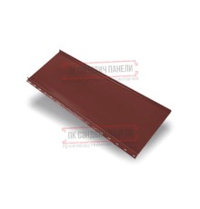 Кликфальц mini 0,5 Satin RAL3009 оксидно-красный с пленкой на замках