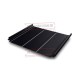 Кликфальц Pro Line 0,5 Quarzit lite RAL9005 черный с пленкой на замках