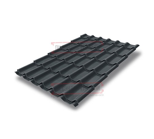 Металлочерепица Классик RAL7016 Velur-0,5