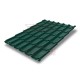 Металлочерепица классик плюс RAL6005 Polydexter-0.5