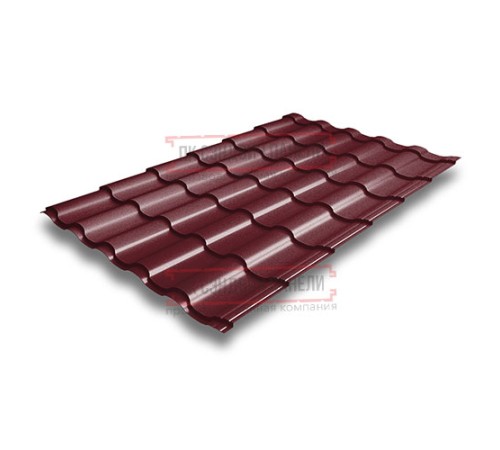 Металлочерепица Кредо RAL3005 Satin-0,5