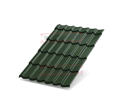 Металлочерепица Макси RAL6007 Viking E-0.5