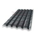 Металлочерепица Квадро профи RAL7016 Velur-0,5
