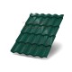 Металлочерепица Монтекристо-SL RAL6005 PURMAN-0.5