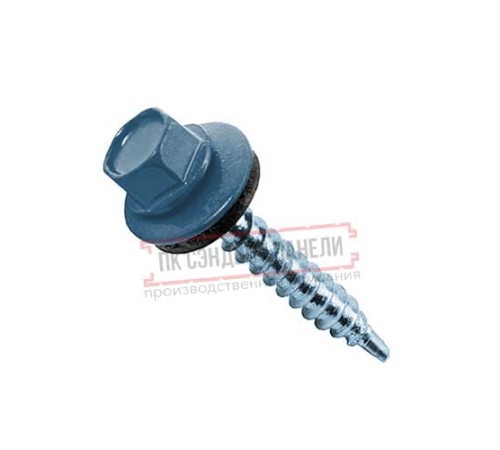 Саморезы 5,5х25 RAL 5009