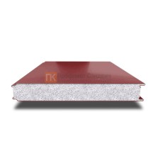 Сэндвич панели гладкие с пенополистиролом, ширина 1200 мм, толщина 100 мм, 0.5/0.5, RAL3011