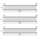 Сэндвич панели стеновые с пенополиуретаном, ширина 1200 мм, толщина 200 мм, 0.5/0.5, дуб
