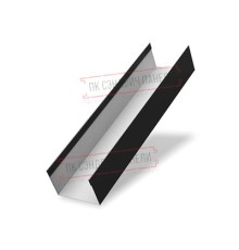 Крышка 65х40 жалюзи Milan,Tokyo 0,45 PE-Double с пленкой RAL 9005 черный