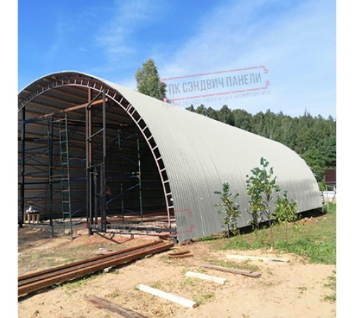 Профнастил МП10ПГ-0.6, Ширина-1100, Полиэстер RAL9003