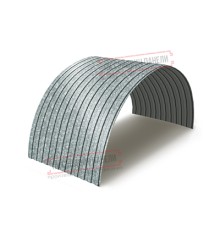 Профнастил МП10ПГ-СТ, Ширина-1100, Оцинкованный.