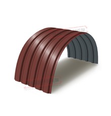Профнастил МП35-0.45, Ширина-1035, Полиэстер RAL3009
